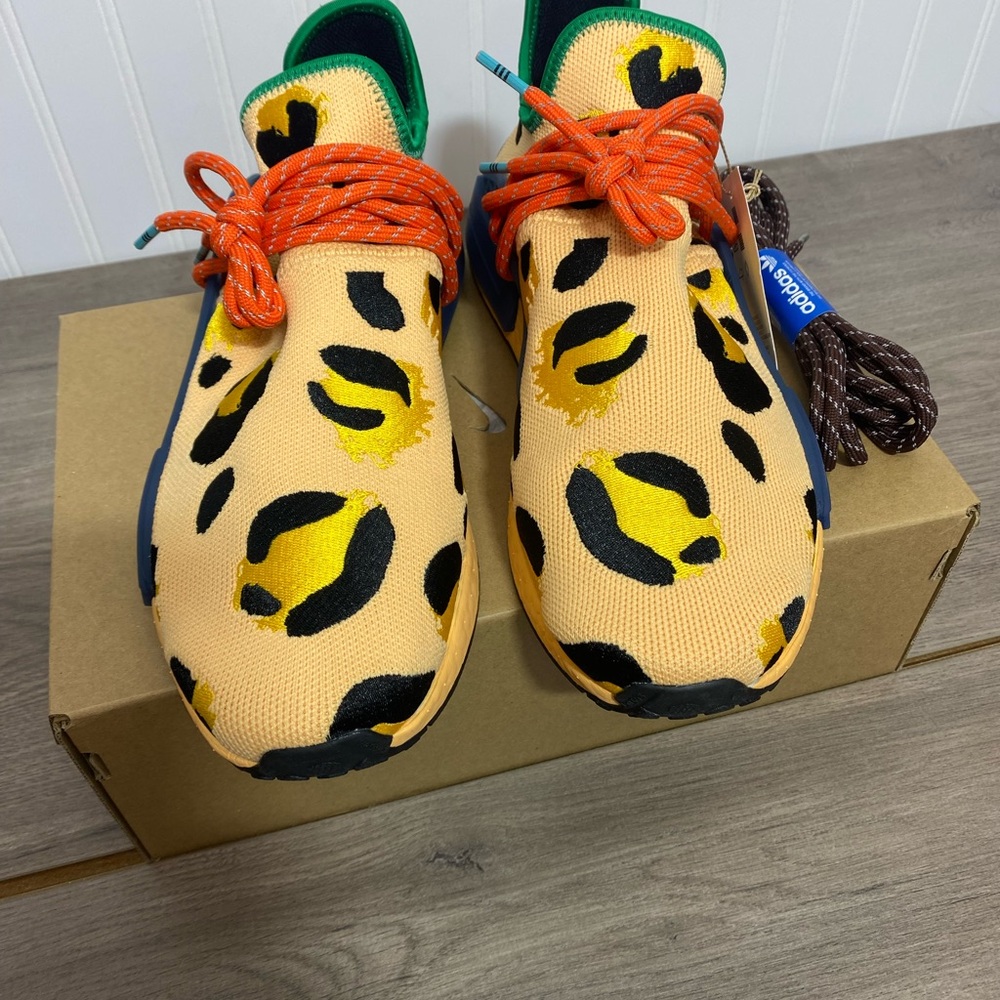 Adidas Originals Pharrell Williams  NMD HU Animal Print Cheetah 12 no box - Picture 8 of 16